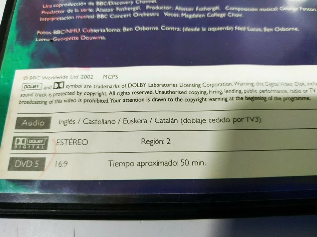 BLUE PLANET MARINE Coasts BBC - DVD Spanish English Region 2 £19.99 ...