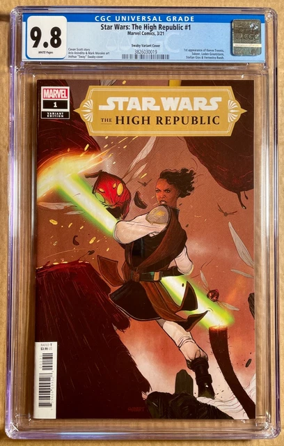 Star Wars: The High Republic #1 (Marvel 2021) CGC 9.8 Swaby 1:25 Variant