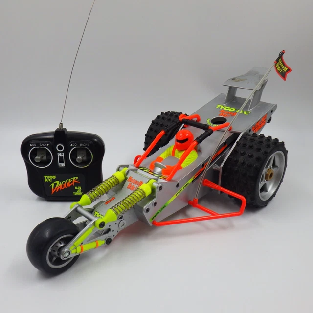 VINTAGE 1996 TYCO RC Dagger 1/12 radio control 6.0V Jet Turbo TESTED ...