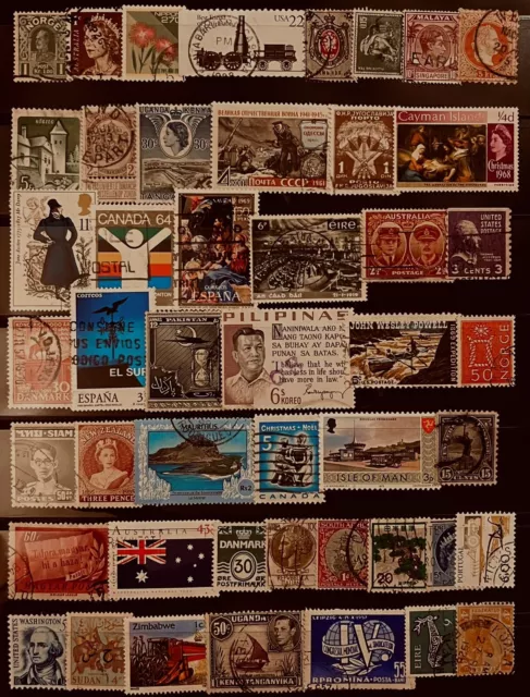 World Commonwealth Collection Old & New Stamps Norway Russia Cccp Lot 15290124