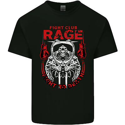 Lotta Rage MMA arti marziali miste Muay Thai Da Uomo Cotone T-Shirt Tee Top
