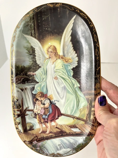 GUARDIAN ANGEL German Limited Ed. Behuteter Heimweg Annaburg BradfordExch Plate