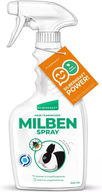 Silberkraft Milbenspray Hase/Kaninchen 500 ml, 500 ml (1er Pack)