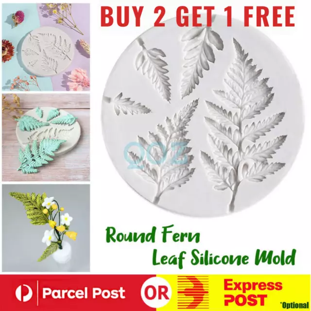 Silicone Leaves Fondant Mould Cake Sugarcraft Chocolate Decorating Baking Mold A