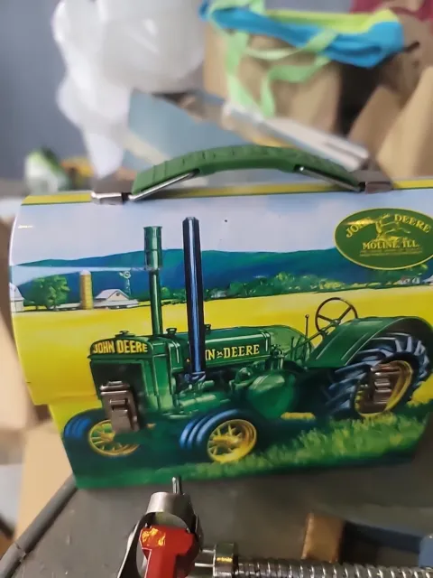 john deere metal lunch box vintage