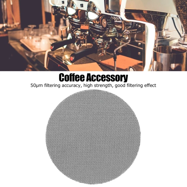 Coffee Filter Plate Coffee Puck Screen Stainless Steel High Strength For