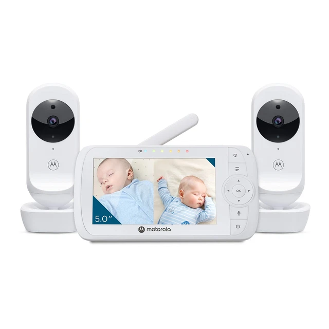 Motorola Ease Babyphone 2 Kameras 5,0 Zoll Video Baby Monitor Babyfone B-WARE