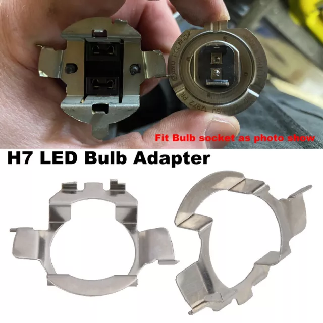 2x H7 LED Scheinwerfer Adapter Halter Sockel Halter Für 2003-10 VW Caddy  Touran
