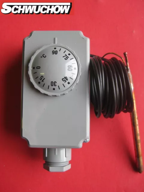 Kapillar Thermostat GTK 7RD 0-90°C Gehäusethermostat 2 m Kapillarthermostat