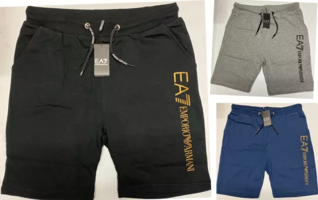 Emporio Armani Ea7 Classic Premium Soft Cotton Sweat Shorts