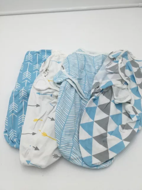 BaeBae Goods Baby Swaddle Blankets, Lot Of 4, For 0-3 Months