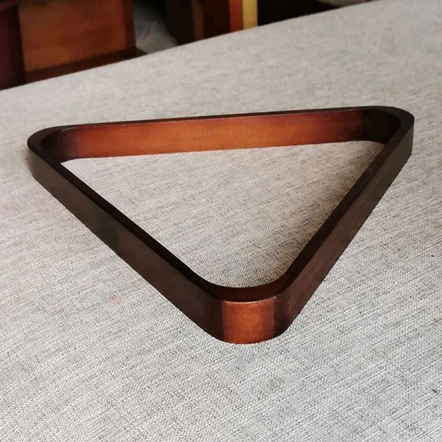 Support triangle en bois durable pour billard assure un bon placement de balle