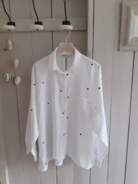 Zara White Shirt Size M / L