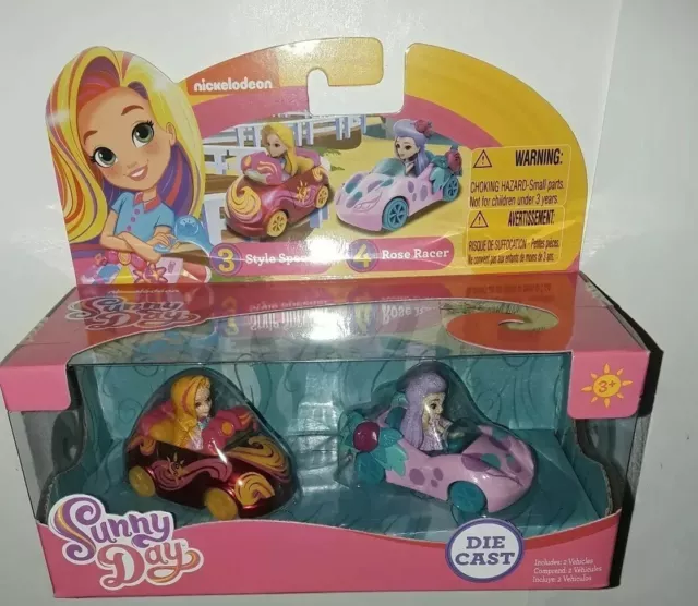 Nickelodeon Sunny Day Hairdryer Scooter & Doodle Mobile Car 2 Pack Die Cast