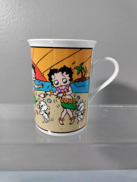 New Betty Boop Fine Porcelain Collector Mug "Aloha Betty" The Danbury Mint