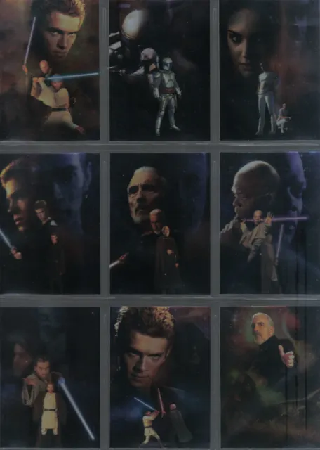 Star Wars Attack Of The Clones Foil Card Singles