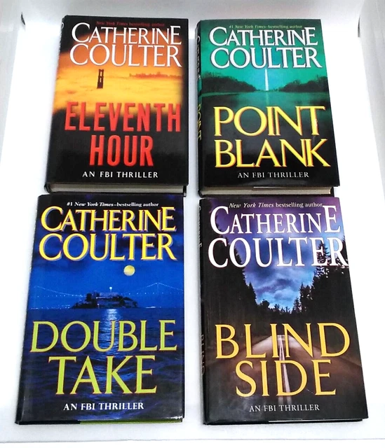 Lot Of 4, Catherine Coulter, FBI Series, Eleventh Hour, Point Blank, Double Take