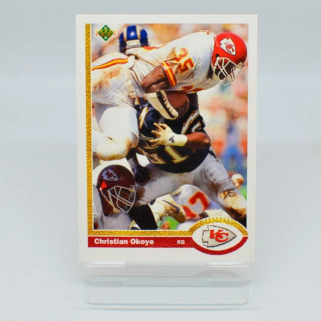 Christian Okoye Kansas City Chiefs #176 Upper Deck 1991