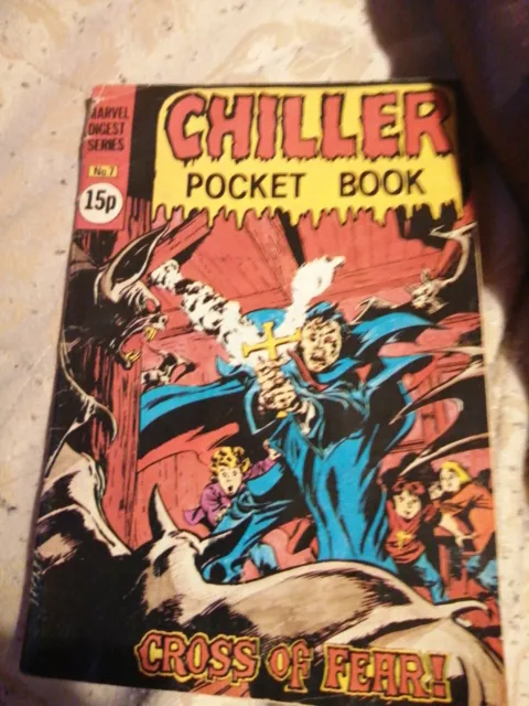 Chiller #7 Marvel Digest Serie Dracula Britisches Comic-Taschenbuch