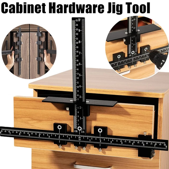 HARDWARE JIG Handle Punch Mounting Template Drill Tool
