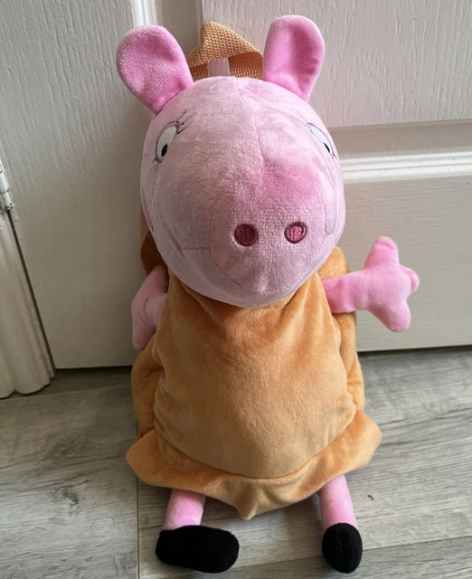 PEPPA PIG PEPPA 3D Plush Toy Kids Backpack Nursery School Bag £9.95