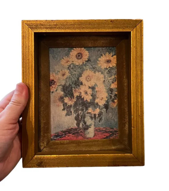 Vintage Sunflowers Vincent Van Gogh Canvas Art Print Lambert Studios Framed