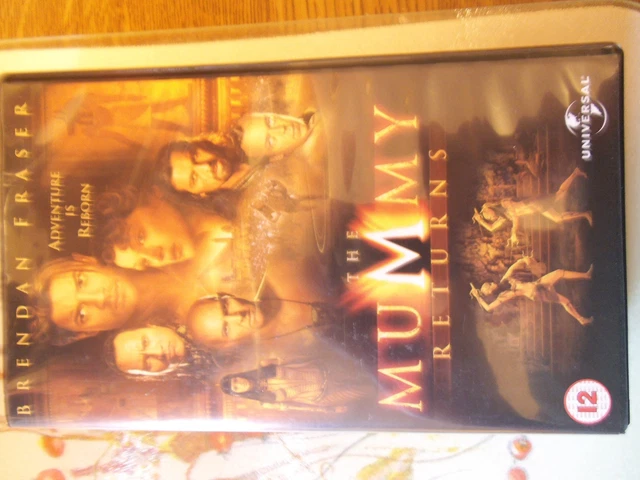 THE MUMMY RETURNS (VHS/SUR, 2001) Brendan Fraser Rachel Weisz VHS £1.00 ...