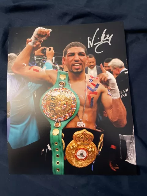 Winky Wright autographed signed Boxing 8x10 photo  coa light middleweight champ