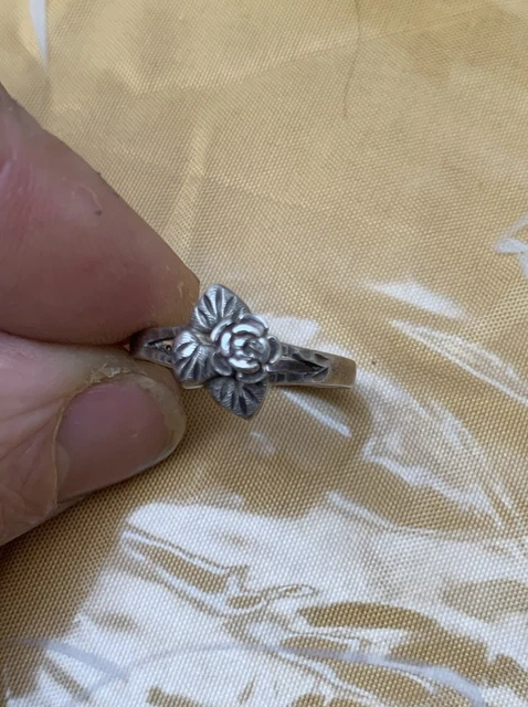Bague Ancienne En Argent 925 - Taille 56 - Agate Naturelle - 13,2 Gr - Occasion Authentique