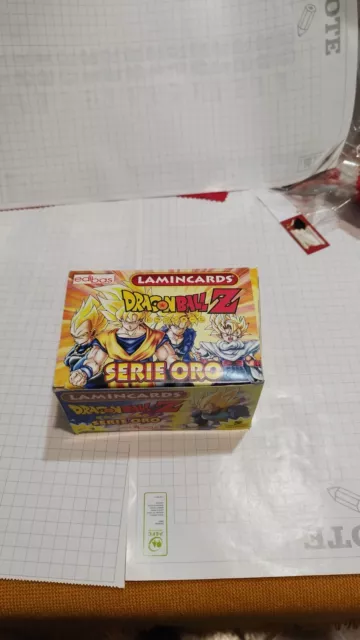 Box Lamincards Dragon Ball Z Serie ORO  Completo 24 Buste - Edibas