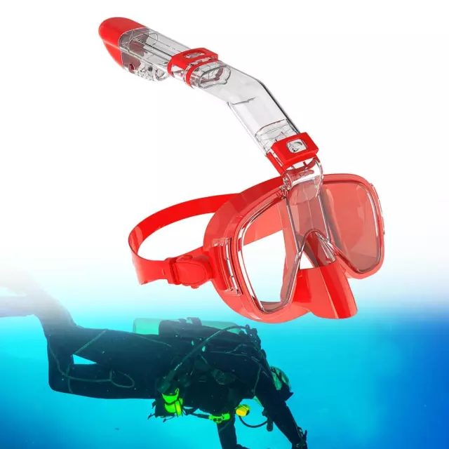 Snorkel Set Swim Mask Wide View Diving Mask for Diving Snorkeling Freediving