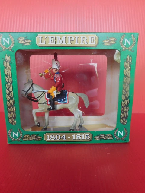 Figurine Starlux plastique - 1er Empire - Trompette Chasseurs à Cheval