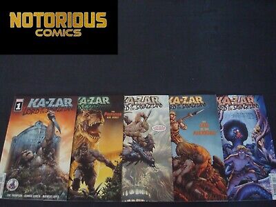 Ka-Zar Lord of the Savage Land 1-5 Complete Comic Lot Run Set Marvel Collection