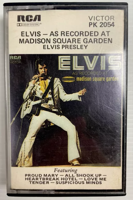 Elvis Presley As Recorded At Madison Square GardenCassette Tape PL-2054 1972