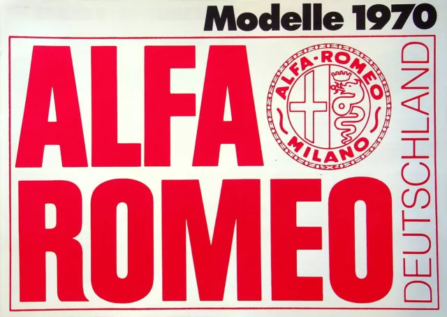 Alfa Romeo Giulia 1300 Ti Super 1750 Berlina L GT 1300 Jumior Prospekt 1970