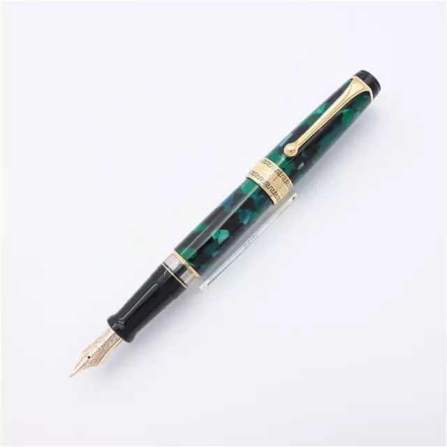 Aurora optima green NIB 14K gold M (2066)