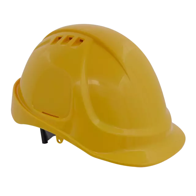 Casco di sicurezza - Ventilato (giallo) conforme a BS EN397 (Autentico Sealey 502Y)