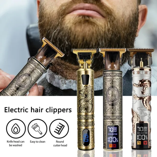 Affichage numérique Tondeuse à cheveux Rechargeable Rasoir  Barbier Boutique