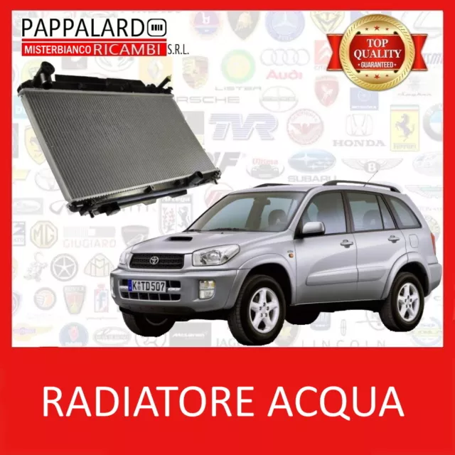 RADIATORE RAFFREDDAMENTO ACQUA MOTORE per TOYOTA RAV 4 II 2.0 D 4WD 2001 - 2005