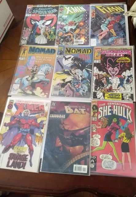 Huge 77 Unread Comic Book LOT DC Marvel  X-Men Spiderman Batman Superman  Hulk +