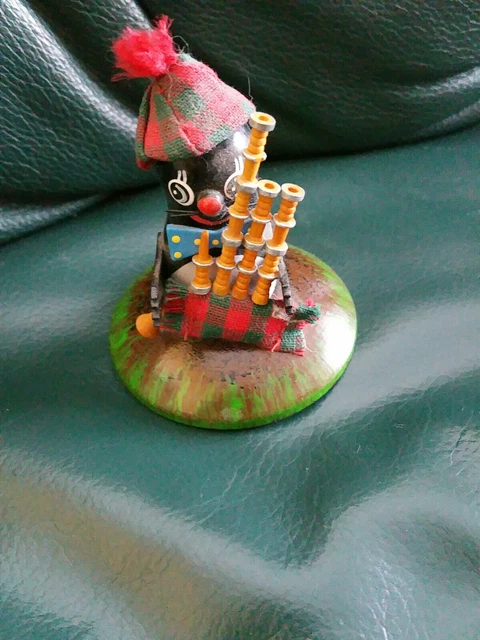 Maulwurf mit Dudelsack - Erzgebirge