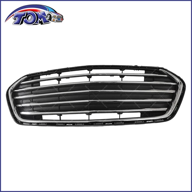 Front Lower Grille For Chevrolet Trax 2017-2021 - Black & Chrome Mesh Style Replacement