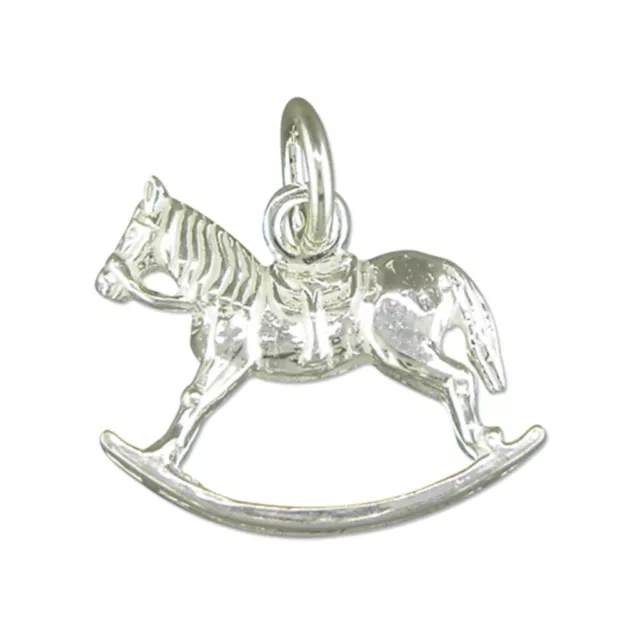 Sterling Silver Rocking Horse Pendant