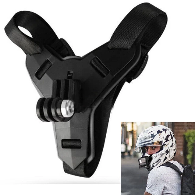 Supporto Action Cam Per Casco Moto - Kit 4 Pezzi Con Adattatore Per Riprese In Movimento - Foto 2