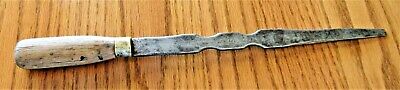 Antique M S W Cabinet Maker Screwdriver Wood Handle and Brass Collar 16"
