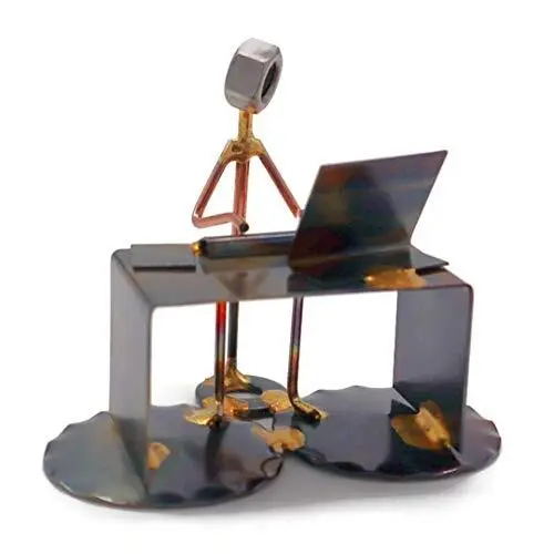 Rock Creek Metal Craft Software Developer - Handmade Metal Figurine - Hand We...