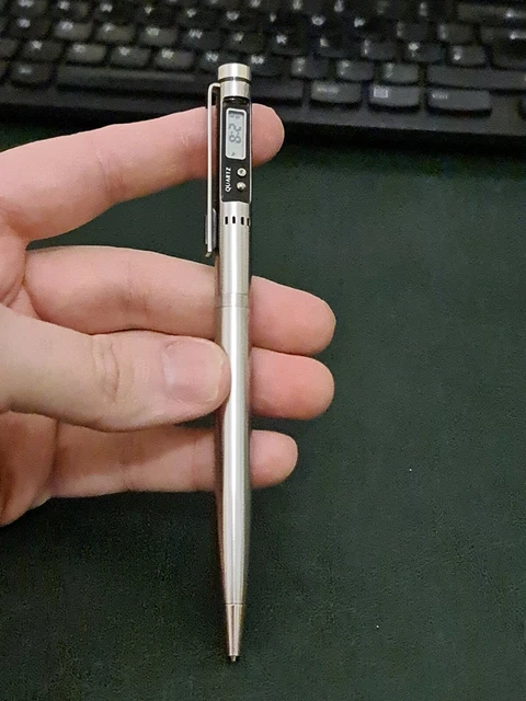 Quartz lcd sales pen watch