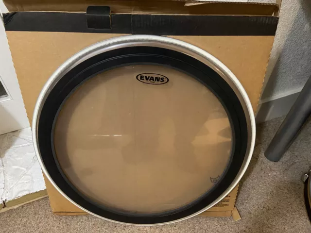 Evans 22 Inch EMAD  Clear Bass Drum Batter Head