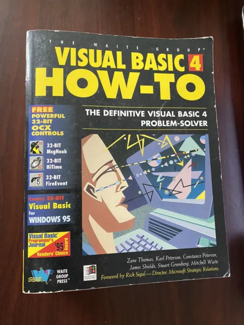 The Waite Group's Visual Basic 4 How-To, paperback, Good information !!