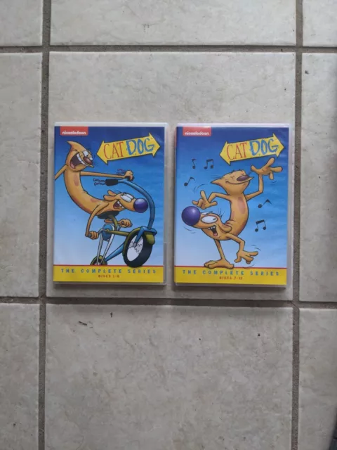 Nickelodeon CatDog: The Complete Series DVD Set Used 1998-2005 TV Show Viacom Nickelodeon CatDog: The Complete Series DVD Set Used 1998-2005 TV Show Viacom